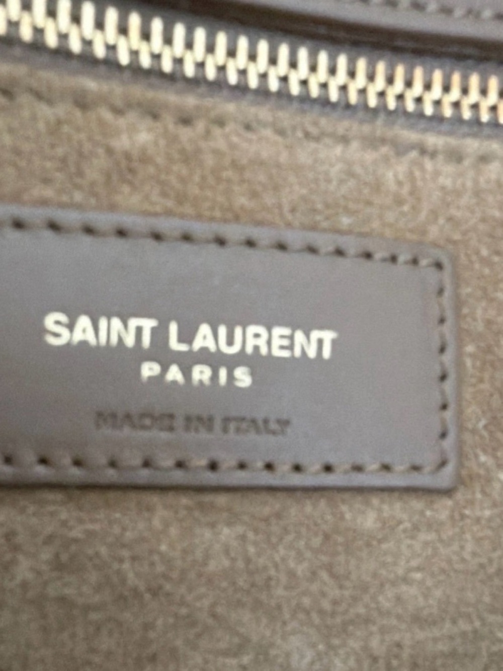 YSL brown suede Tote - Picture 5 of 12